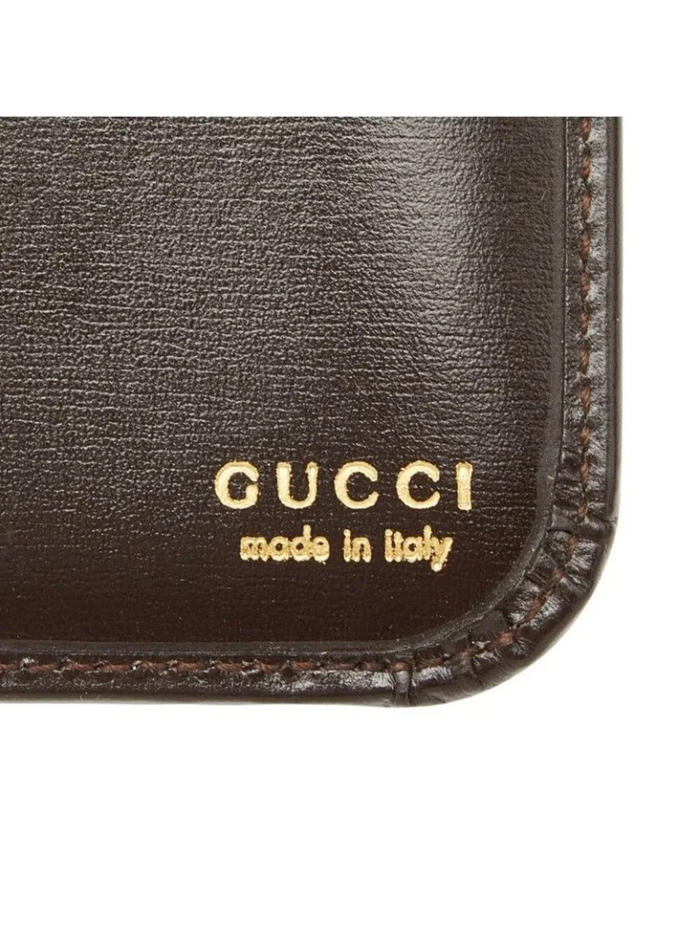 Gucci Life Organizer System Notebook 031 Brown Leather Agenda